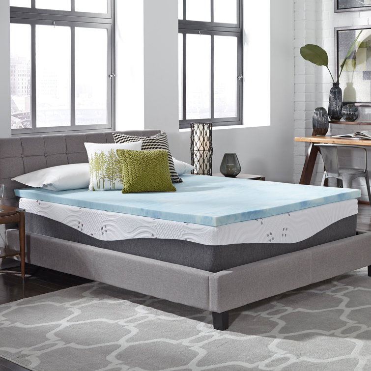 Slumber Solutions 2" Gel Memory Foam Mattress Topper & Reviews Wayfair